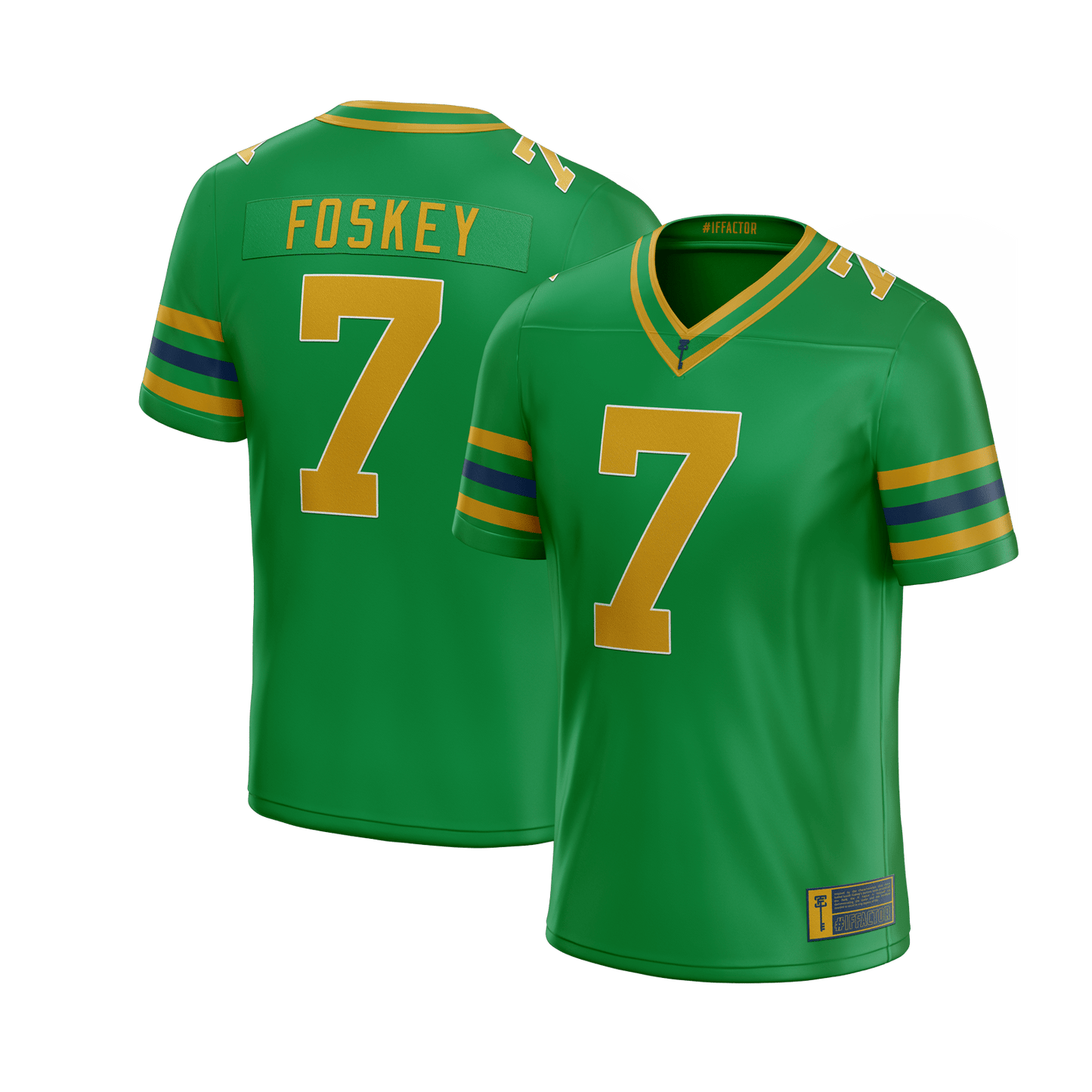 Isaiah Foskey #IFFactor Green 1983 Throwback Jersey