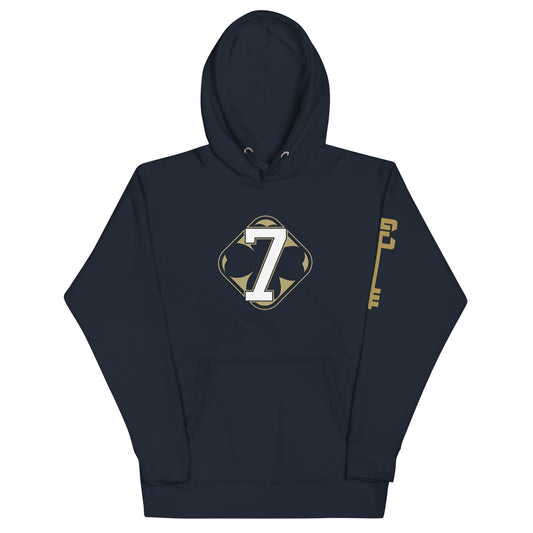 Isaiah Foskey Lucky Number 7 Hoodie - Navy
